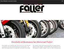 Tablet Screenshot of motorrad-faller.de